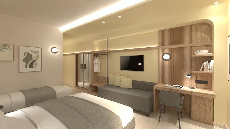 Sokratis Hotel Nea Moudania Bagian luar foto