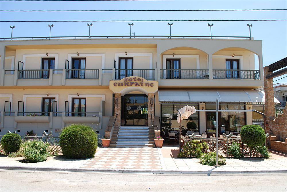 Sokratis Hotel Nea Moudania Bagian luar foto